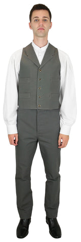 Classic Canvas Work Vest - Gray
