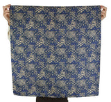 Premium Silk Paisley Neckerchief - Navy