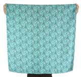 Premium Silk Paisley Neckerchief - Teal