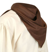 Premium Silk Neckerchief - Brown