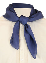 Premium Silk Neckerchief - Navy