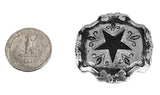 Concho Scarf Slide - Stamped Star