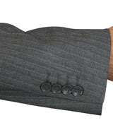 Luciano Pinstripe Suit - Gray