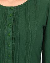 Cordelia Pioneer Dress - Forest Green