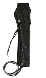 Western Holster - XX-Long/Wide Barrel - Black Tooled