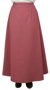 Cotton Blend Walking Skirt - Dusty Rose