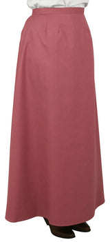 Cotton Blend Walking Skirt - Dusty Rose