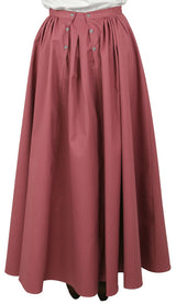 Cotton Blend Walking Skirt - Dusty Rose