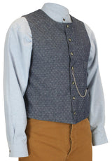 Hartman Work Vest - Navy Diamond Dot
