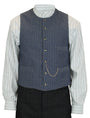 Blue Herringbone