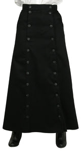 Classic Convertible Riding Skirt - Black