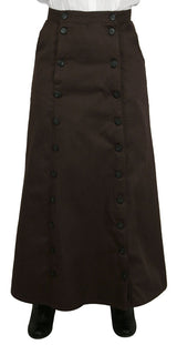 Classic Convertible Riding Skirt - Walnut