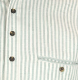 Galway Flannel Work Shirt - Green Stripe