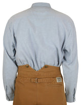 Galway Flannel Work Shirt - Blue Twill