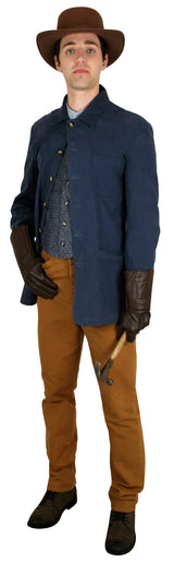 Galway Flannel Work Shirt - Blue Twill