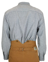 Galway Flannel Work Shirt - Grey Stripe