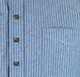 Liam Work Shirt - Blue/White