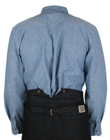 Liam Work Shirt - Blue/White