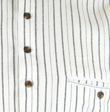 Galway Flannel Work Shirt - Black Stripe