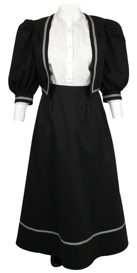 Ladies Edwardian Suit - Black