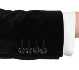 Roderick Smoking Jacket - Black Velvet