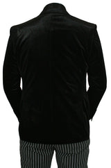 Roderick Smoking Jacket - Black Velvet
