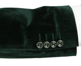 Roderick Smoking Jacket - Emerald Velvet