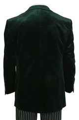 Roderick Smoking Jacket - Emerald Velvet