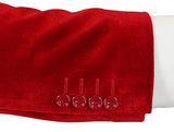 Roderick Smoking Jacket - Red Velvet
