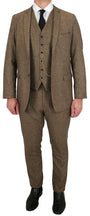 Brown Herringbone