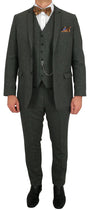 Gray Herringbone