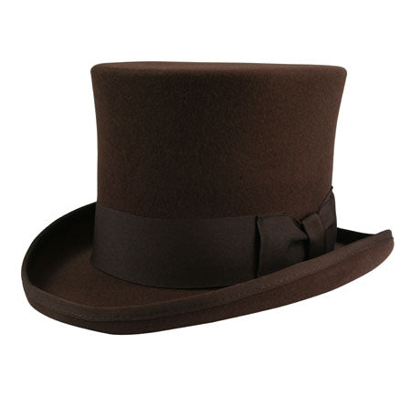 Elegant Top Hat - Brown
