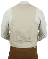 Sand Mountain Brushed Cotton Vest - Natural