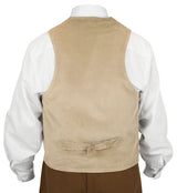Grant Vest - Tan Corduroy