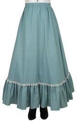 Millie Skirt - Blue Leaf
