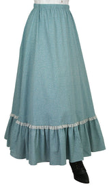 Millie Skirt - Blue Leaf