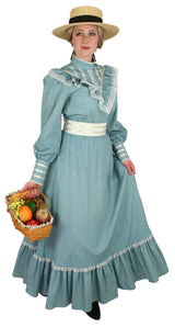 Millie Skirt - Blue Leaf