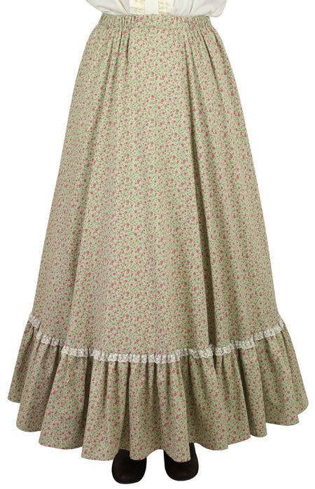 Millie Skirt - Sage Floral
