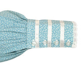 Weddington Blouse - Blue Leaf