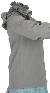 Selma Ruffle Blouse - Gray
