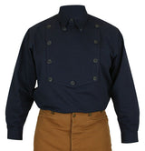 Plano Bib Shirt - Navy Blue