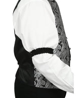Satin Sleeve Garters - Black (One Pair)