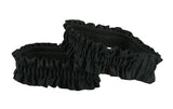 Satin Sleeve Garters - Black (One Pair)