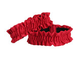 Satin Sleeve Garters - Red (One Pair)
