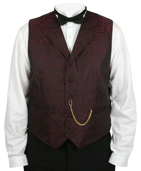 burgundy vest dress Scully Leather Men’s Jacquard Vest, / Xl Wash separately color will parentId:775292 Adrianna Papell Platinum - Color:Original (as pictured)