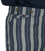Towson Striped Trousers - Blue