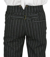 Dixon Striped Trousers - Black/White