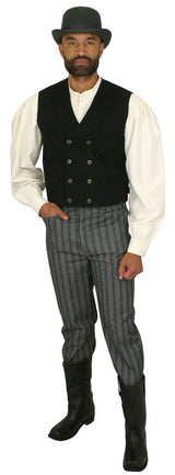 Preston Striped Trousers - Gray