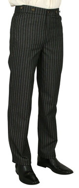 Preston Striped Trousers - Black