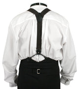 Brown Elastic Convertible Suspenders (Long)